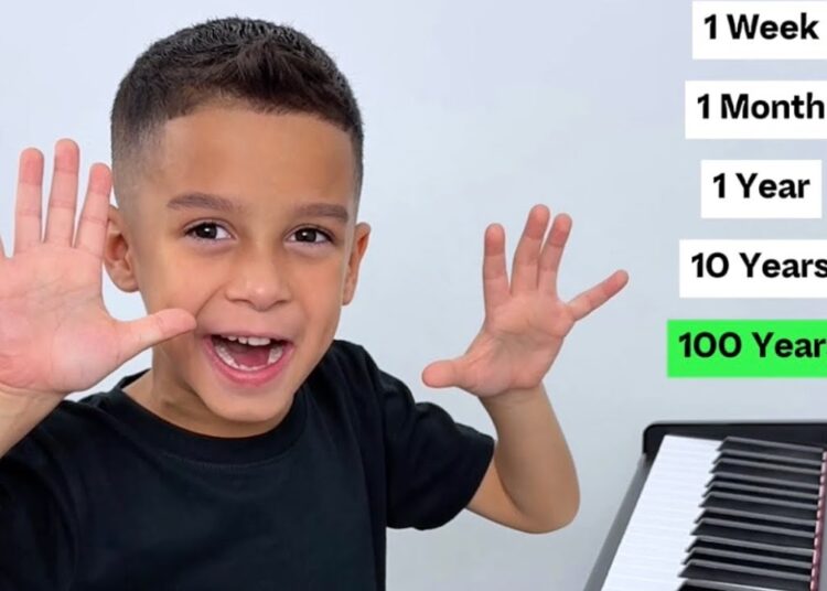 1 Second Vs 100 Years Of Piano… 🎹💀 – 6 Year Old Jelijah Diaz