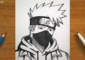 Easy Anime Drawing || How to Draw Kakashi step-by-step || Easy Drawing Tutorial for Beginners