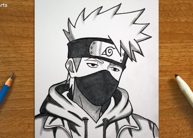 Easy Anime Drawing || How to Draw Kakashi step-by-step || Easy Drawing Tutorial for Beginners