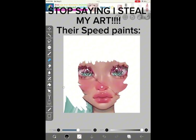 I DONT STEAL MY ART YALL!!😡😡😡 #shorts #speedpaint #jellyart #viralvideo