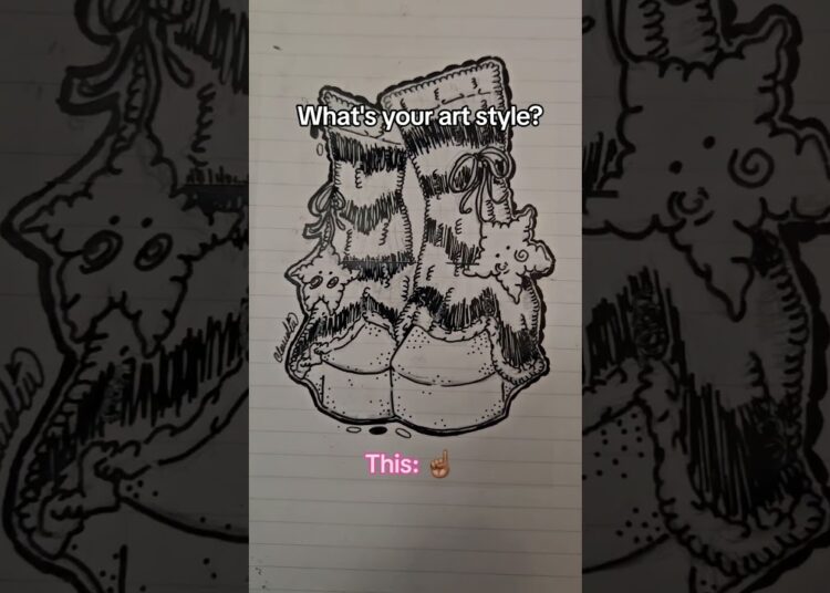 What would you call my art style?🖤 #art #alt #drawing