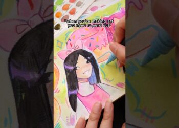 Do All Artists Always Start with Fanart? | #sketchbookart #drawingprocess #art #markers #artist
