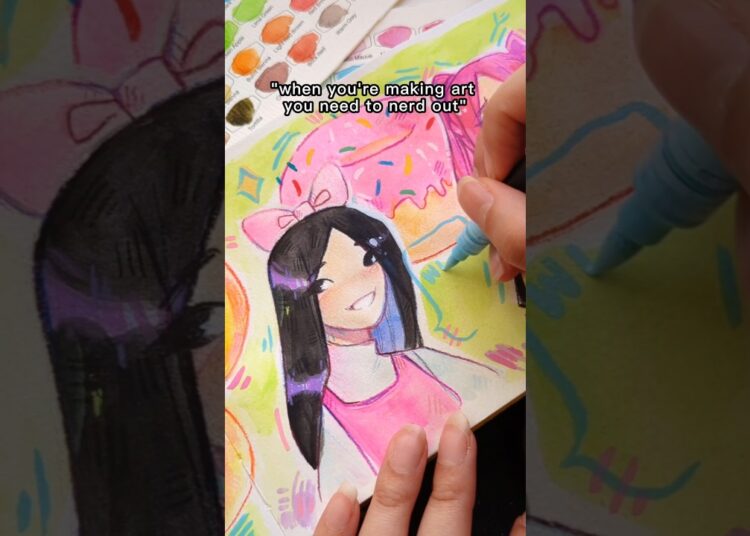 Do All Artists Always Start with Fanart? | #sketchbookart #drawingprocess #art #markers #artist