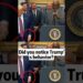 Did you notice Trump’s behavior?#shorts #fyp #celebrity #famous #trump