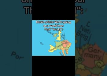 How music artist see the world #mapping #geography #maps #flags #history #short #fyp #world #artist