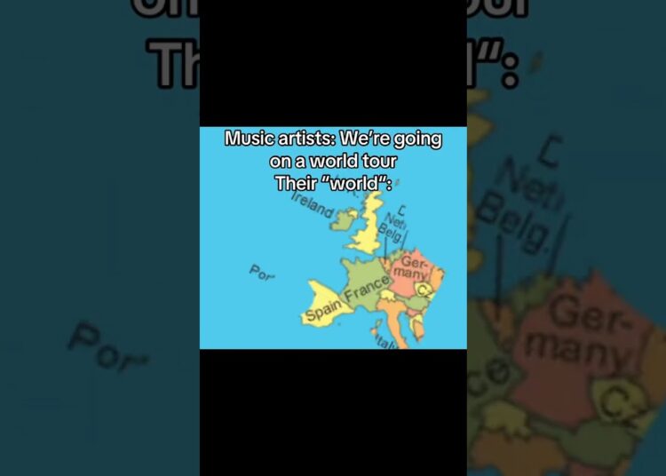 How music artist see the world #mapping #geography #maps #flags #history #short #fyp #world #artist