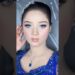 MAKEUP ARTIST TUTORIAL FOR BLUE DRESS #shorts #viral #trending #ytshorts #viraltrend #viralvideos