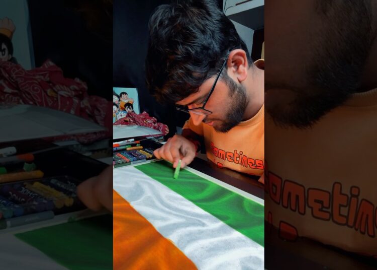 INDEPENDENCE DAY Drawing 🇮🇳In Progress #shorts #art #drawing #independenceday