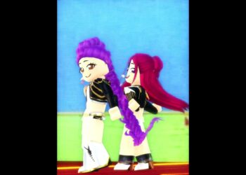 “Golden” Huntrx Roblox Dance #roblox #huntrix #music #golden #rumi #kpopdemonhunters #mira #zoey