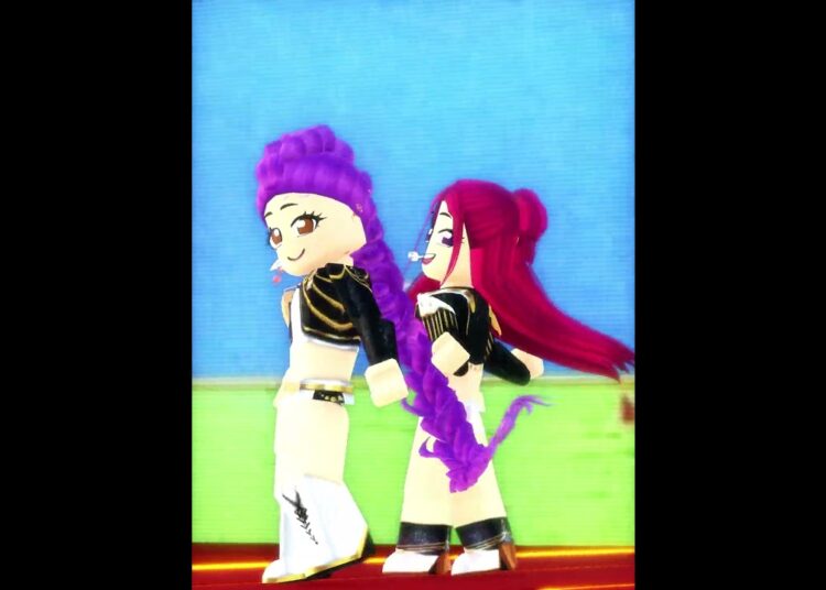 “Golden” Huntrx Roblox Dance #roblox #huntrix #music #golden #rumi #kpopdemonhunters #mira #zoey