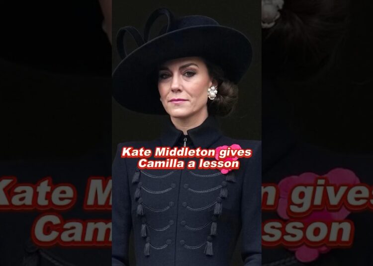 Kate Middleton gives Camilla a lesson #royal #foryou #kate #camilla #william #charles