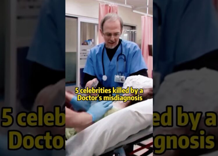 5 celebrities killed by a doctor’s misdiagnosis #celebrity #foryou
