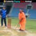 Celebrity Playing Funny Cricket..!! 😀