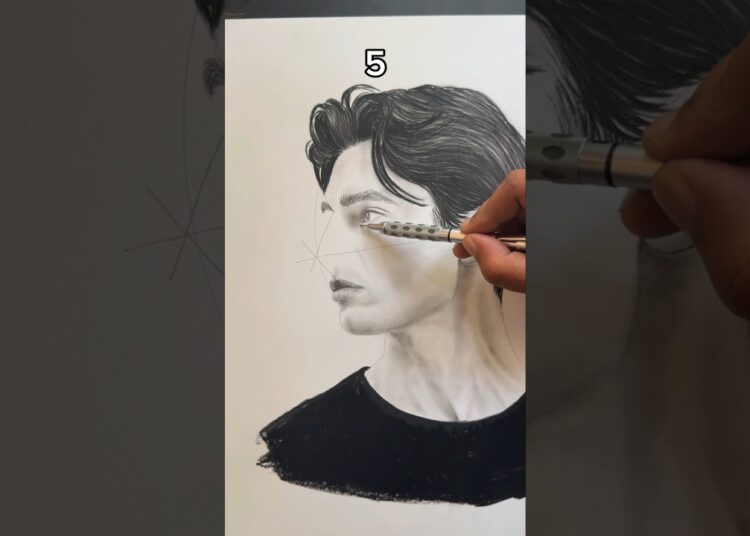 Testing a Secret Nose Drawing Trick #drawing