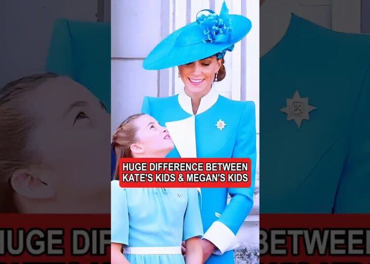 The huge difference between Catherine’s kids & Meghan’s kids#royal#shorts