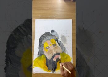 WWE wrestler se ￼ Premanand ji Drawing 🥰🙏 #art #hypernilart #foryou  #howto #premanandjimaharaj