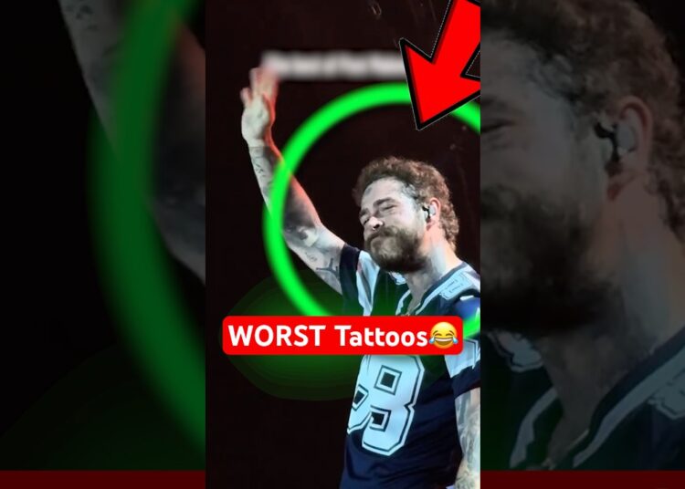 Music Artists Who Regret Their Tattoo’s 🧐 (Post Malone, Pharrel Williams, Soulja Boy)