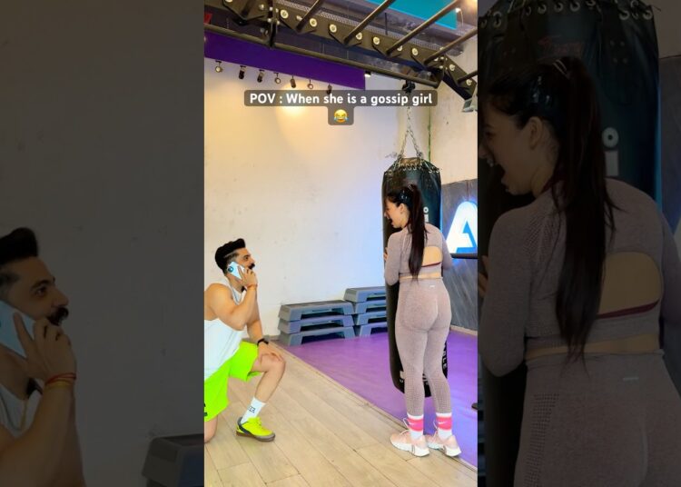 Gossip Girl 😅 #gym #couple #funny #comedy #memes #gossip #gymgirl #trending #ytshorts #drama #prank