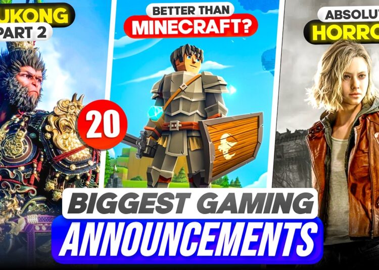 Wukong Part 2, New Game Like Minecraft, RE Requiem | 20 New Gaming Announcements | Gamesom ONL 2025