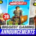Wukong Part 2, New Game Like Minecraft,  RE Requiem | 20 New Gaming Announcements | Gamesom ONL 2025