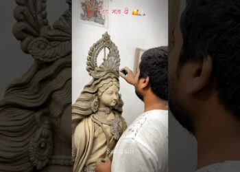 Durga Puja murti work #durgapuja #navratri #navratrispecial #jaimatadi #pawansingh #hajipur #artist