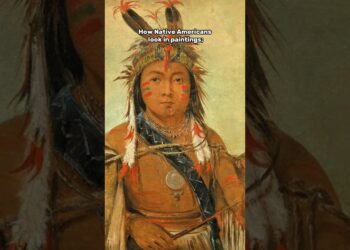 Native americans in old paintings #painting #history #art