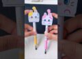 DIY cute cat pen #shorts #tonniartandcraft #craft #love #art #cute