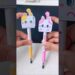 DIY cute cat pen #shorts #tonniartandcraft #craft #love #art #cute