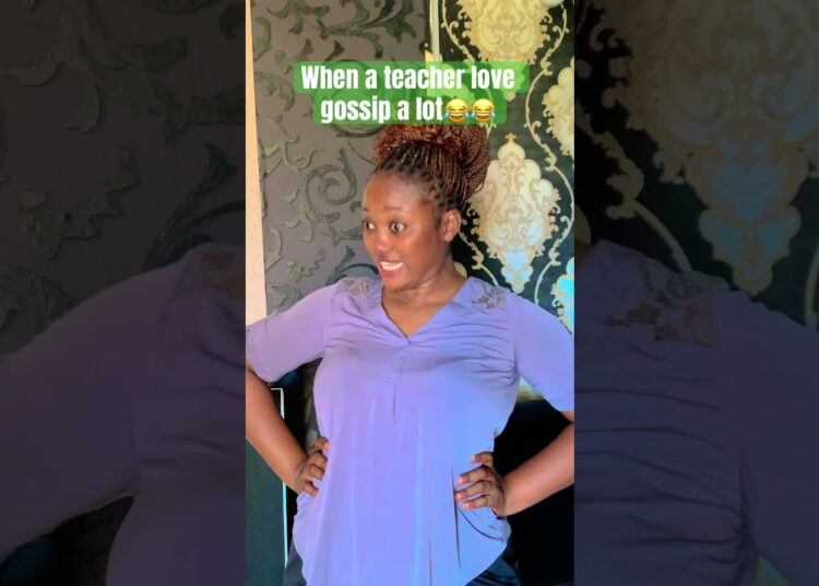When the teacher loves gossip a lot🤣😂#funny #shorts #comedy #fyp #viral #trending #lipsyncs #duet