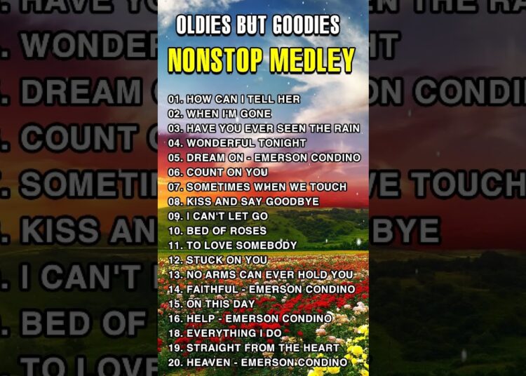 Oldies But Goodies Nonstop Medley ☘ Lobo, Michael Bolton, Air Supply, Lionel Richie, Bee Gees…