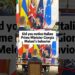 Did you notice Italian Prime Minister Giorgia Meloni’s behavior?#shorts#trump#celebrity#actor