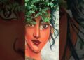 👀When Artists meet this kind of walls!🤩😲 #naturalart #art #potrait #artist_nishad_