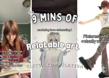Relatable TikTok Art compilation