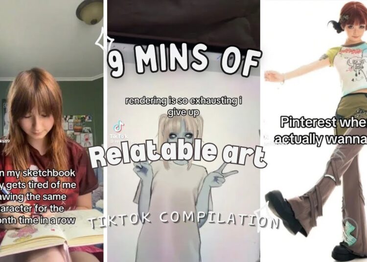 Relatable TikTok Art compilation
