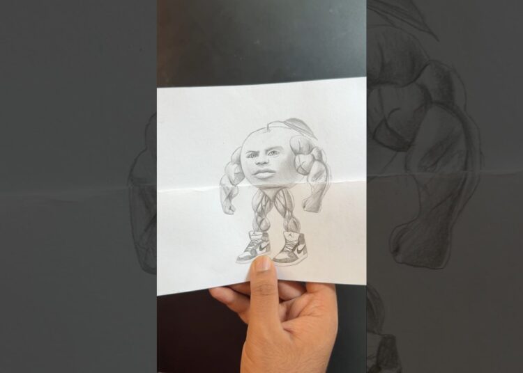 Draw Udindindindun Madindindindun in Real Life