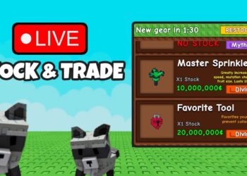 GROW A GARDEN STOCK AND TRADE 24/7 🔴 LIVE