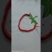 Strawberry art . Sent this to an artist . #strawberry #artist #youtubeshorts #viralvideo #shorts
