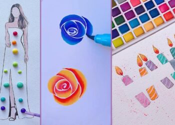 17 Cool Art ideas || Painting tutorials || Easy Art Tips & Hacks