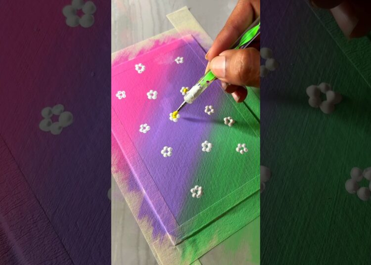 Acrylic painting ideas for beginner’s🎨✨ #art #artist #acrylicpainting