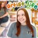 Day in the Life of a Work-From-Home Artist
