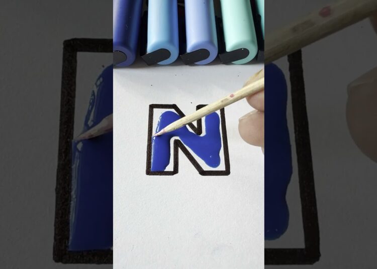 N💙#gingo #art #drawing #artist #satisfying #shortsviral #shorts #shortsfeed
