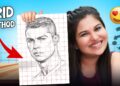 How to draw GRID | ग्रिड कैसे बनाए by Artist Shikha Sharma 🔥😍