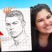 How to draw GRID | ग्रिड कैसे बनाए by Artist Shikha Sharma 🔥😍