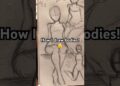 || How I draw bodies! 😋✨ || #drawing #artist #sketch #artistdrawing #artdrawing #drawingprocess