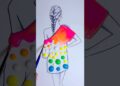 Watercolor Dot Painting 💧 #art #artwork #paint #painting #fashion #draw