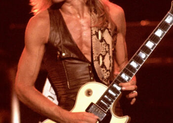 Randy Rhoads Performing In Concert With The Blizzard Of OzzGetty