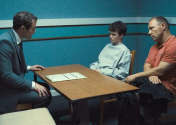 Courtesy of Netflix© 2024 Mark Stanley, Owen Cooper, and Stephen Graham in 'Adolescence'