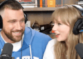 All the Flirty Moments Taylor Swift and Travis Kelce Shared on His Podcast