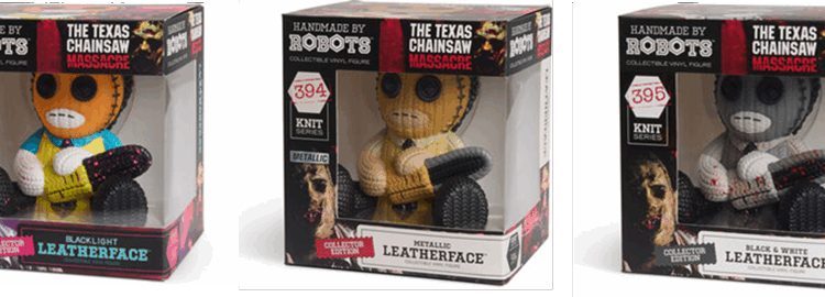 Alliance Entertainment Celebrates Texas Chain Saw Day with Three New Handmade by Robots Collector’s Edition “Leatherface” Figures