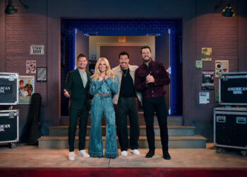 Gizelle Hernandez/Disney - PHOTO: "American Idol" stars Ryan Seacrest, Carrie Underwood, Lionel Richie and Luke Bryan.